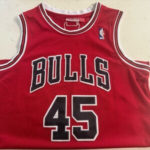 Authentic Mitchell & Ness Red Bulls Jersey